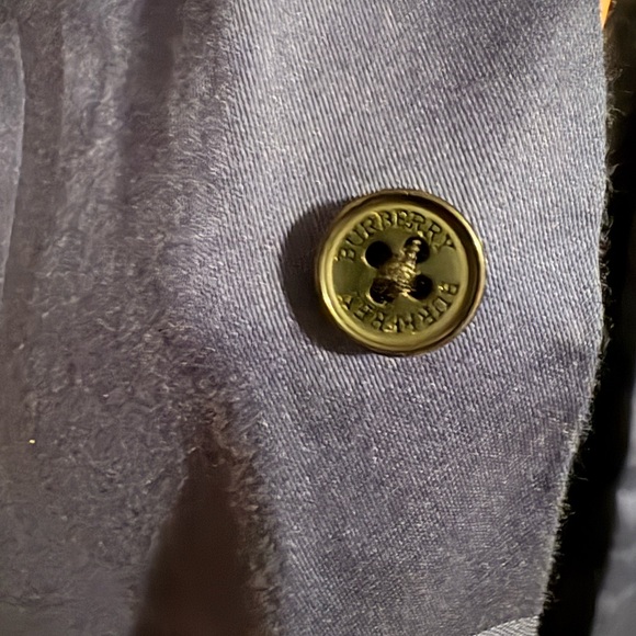 Burberry Navy Checkered Button-Down Shirt - Picture 7 of 10